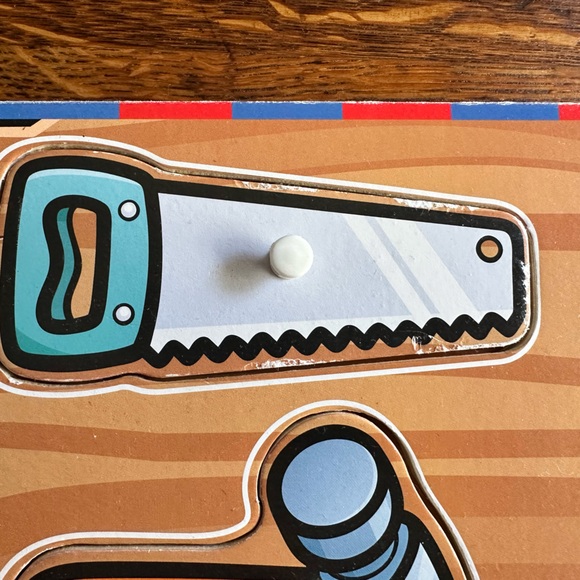 Cute tools wooden puzzle for kids - Picture 2 of 2